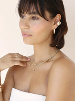 Scattered Crystal Chunky Ear Cuff - elizabeth + Bern