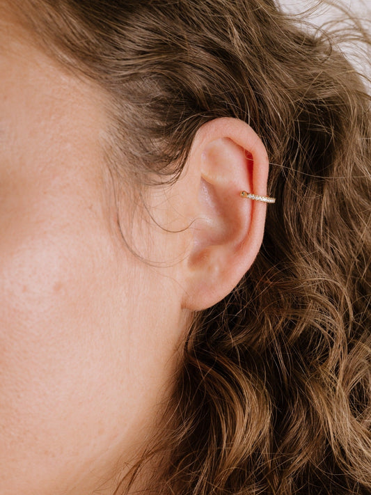 Mini Sparkler Crystal Ear Cuff - elizabeth + Bern