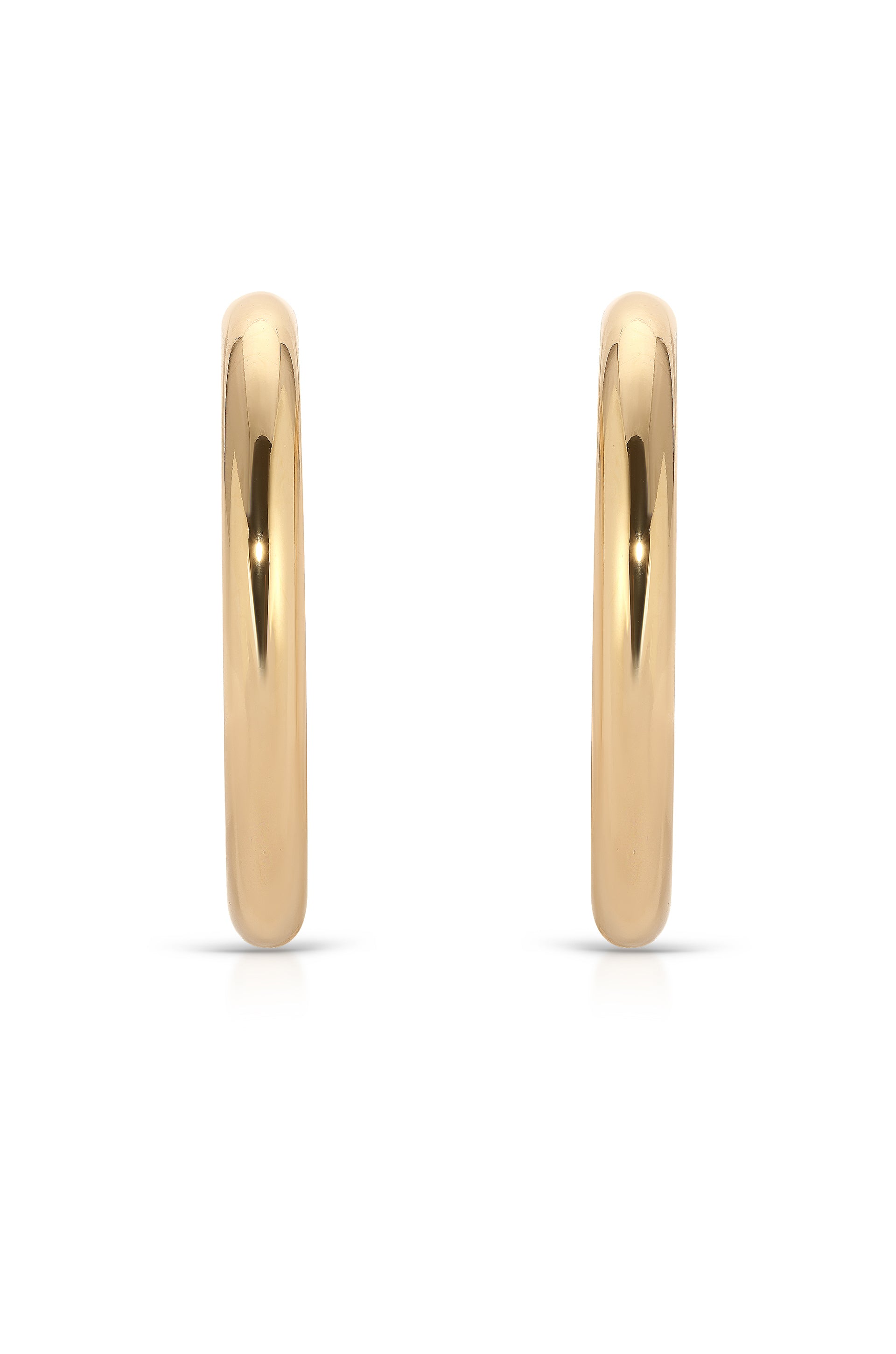 Large Thick Classic Hoops – elizabeth + Bern