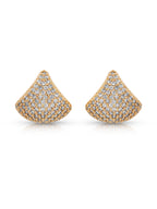 Pavé Encrusted Huggie Hoops