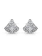 Pavé Encrusted Huggie Hoops