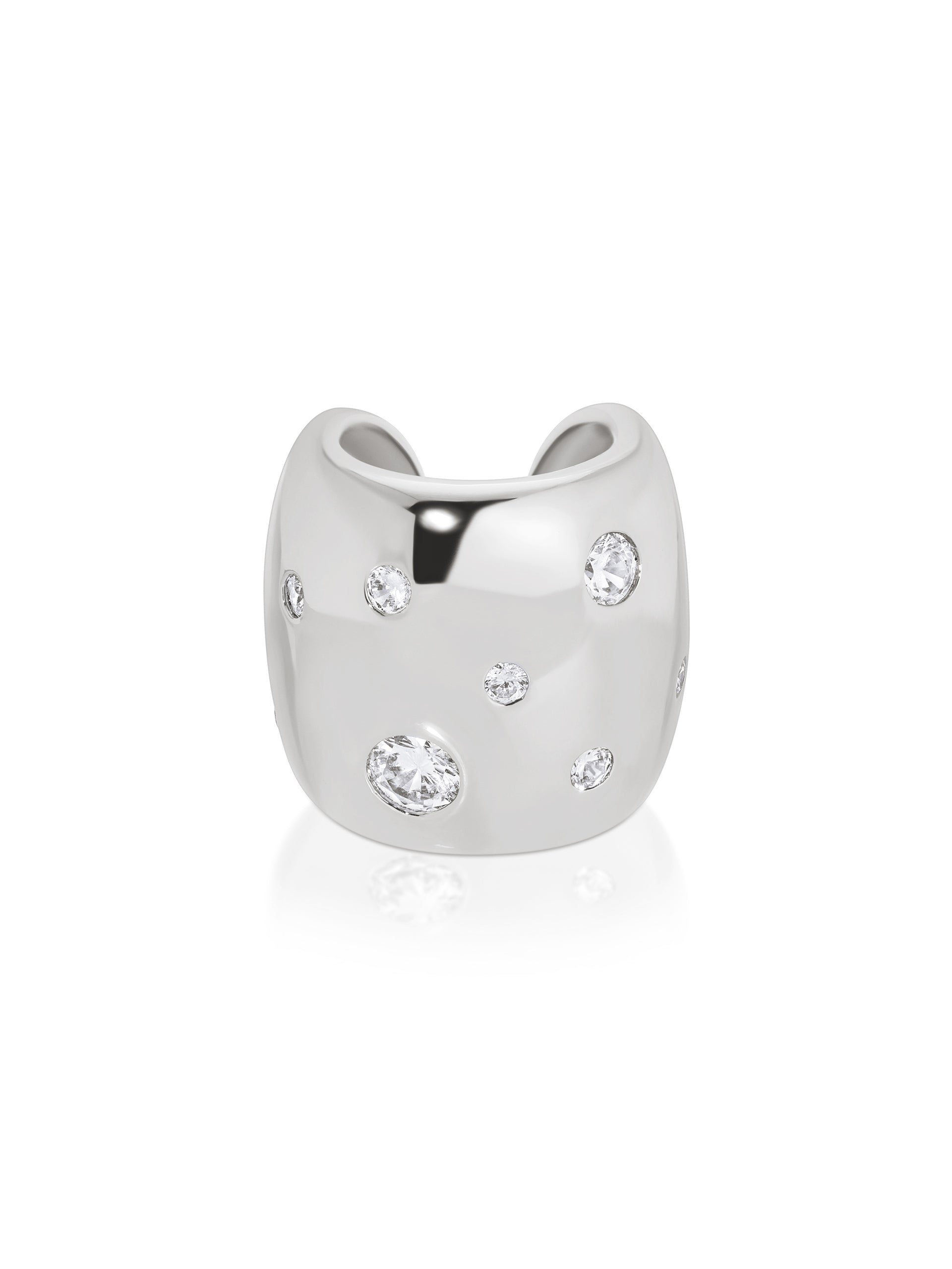 Scattered Crystal Chunky Ear Cuff - elizabeth + Bern