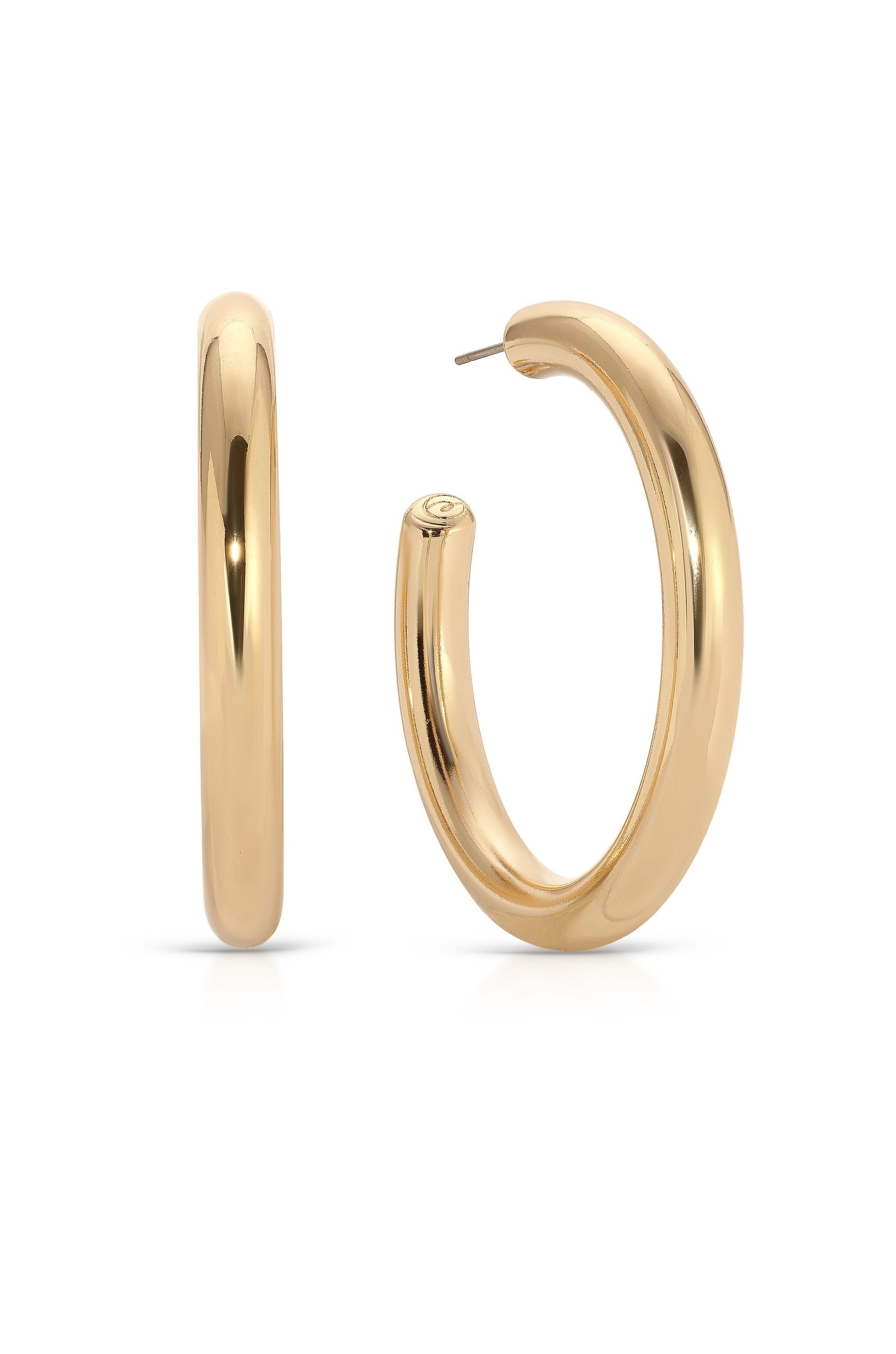 Large Thick Classic Hoops – elizabeth + Bern