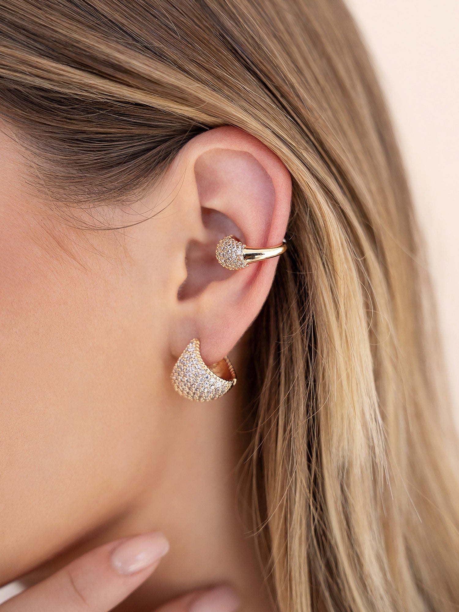 Pavé Ear Cuff - elizabeth + Bern