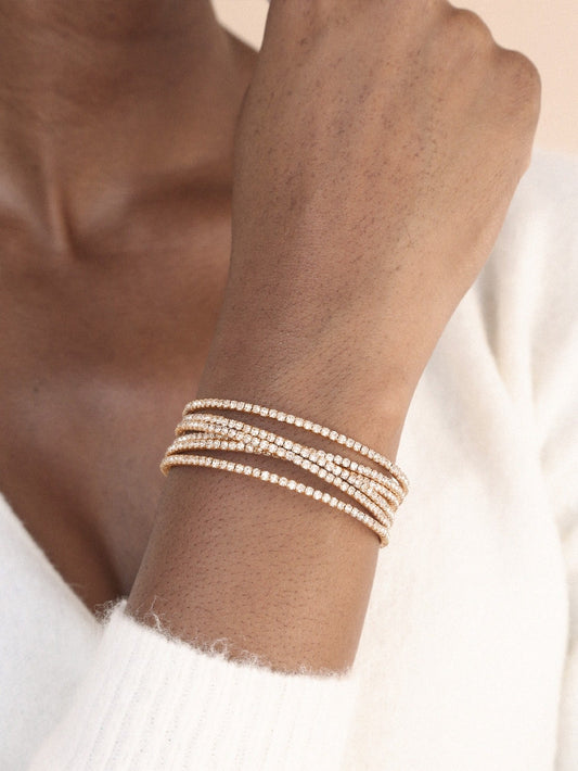 Crystal Strand Cuff - elizabeth + Bern