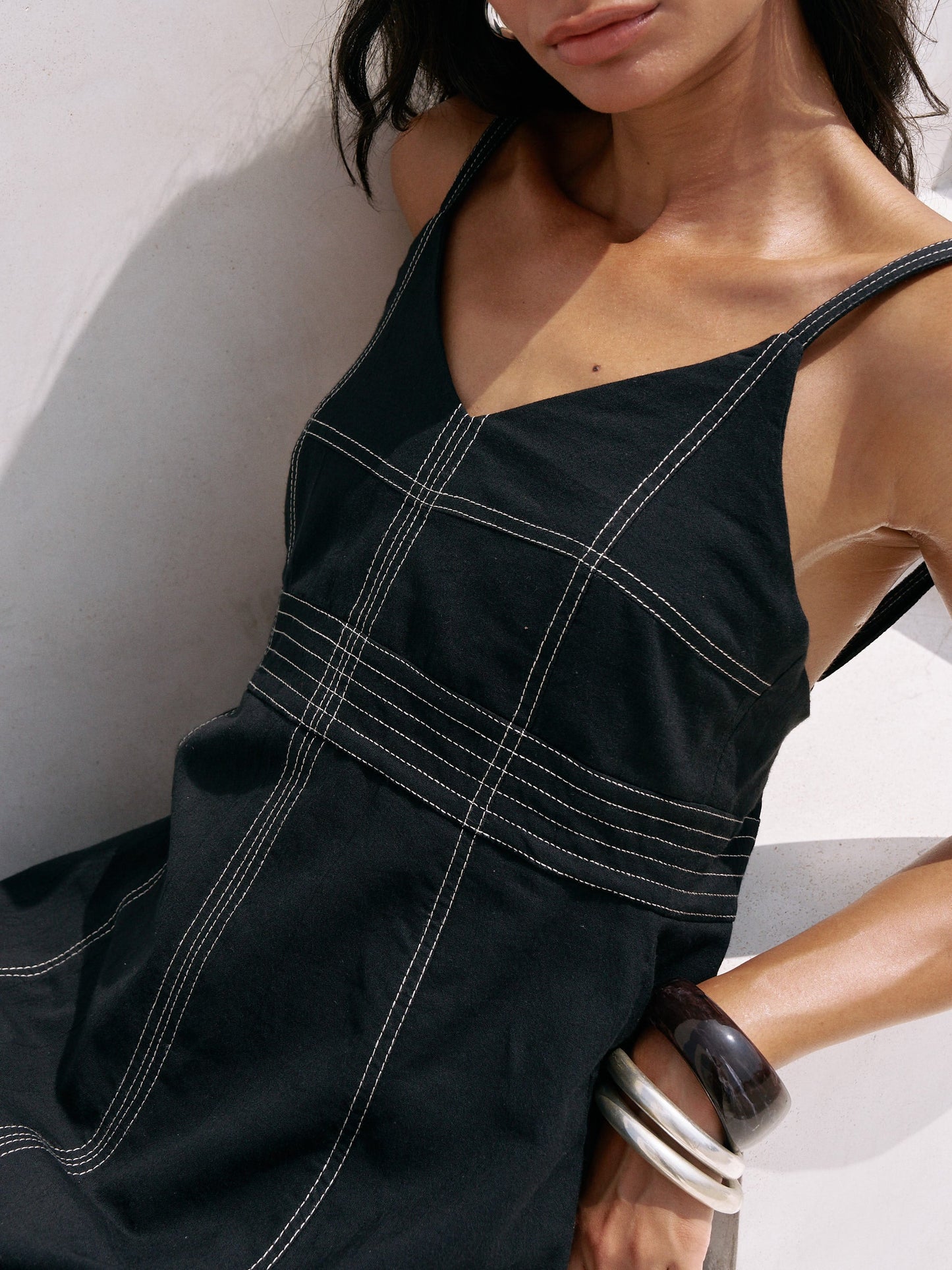 Eva Maxi Dress - Black - elizabeth + Bern