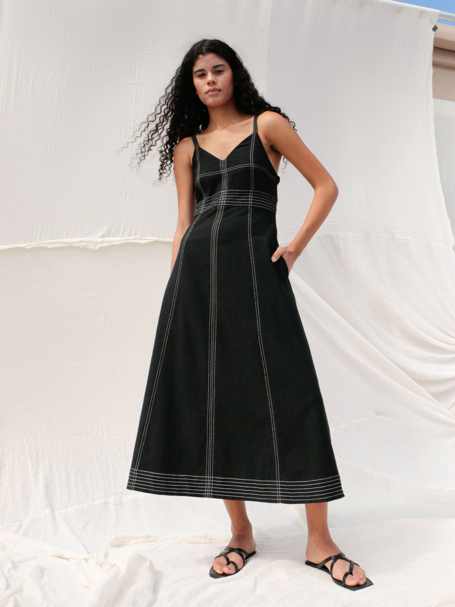 Eva Maxi Dress - Black