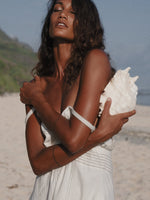 Eva Maxi Dress - Natural - elizabeth + Bern