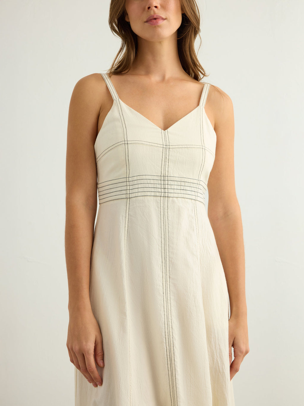 Eva Maxi Dress - Natural The Handloom elizabeth + Bern