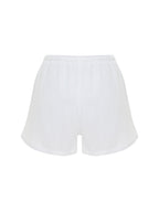 Aura Drawstring Shorts - White
