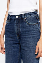 Manhattan High Rise Straight Ankle Jeans HJ160