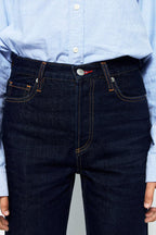 Manhattan High Rise Straight Ankle Jeans HJ160