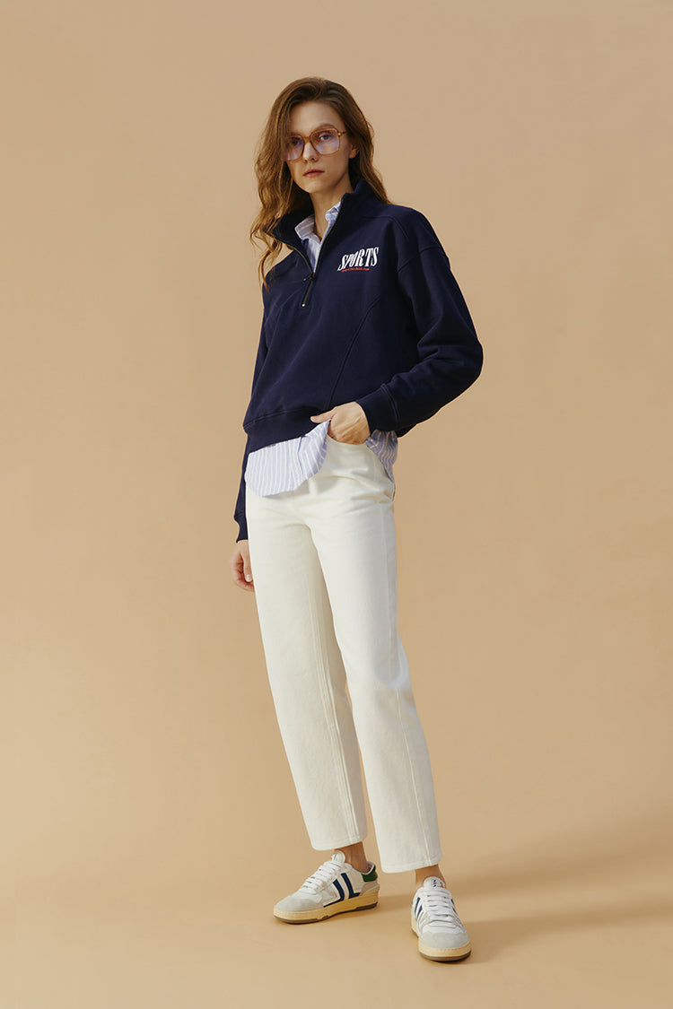 Manhattan High Rise Straight Ankle Jeans HJ160