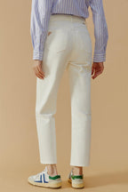 Manhattan High Rise Straight Ankle Jeans HJ160