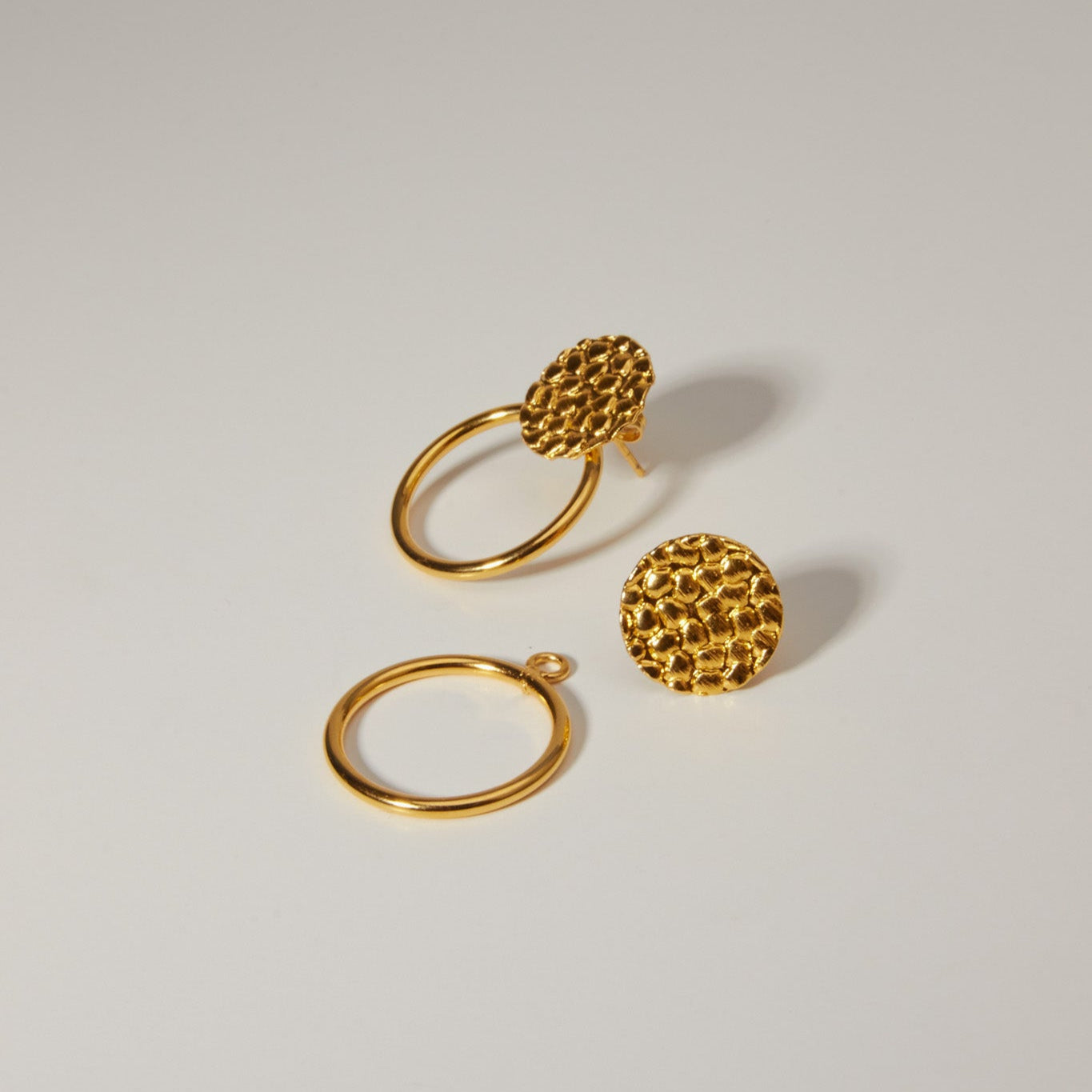 Circle Duo Studs
