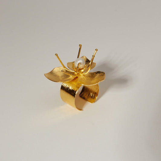 Pearl Flower Ring