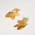 Agata Flower Earrings