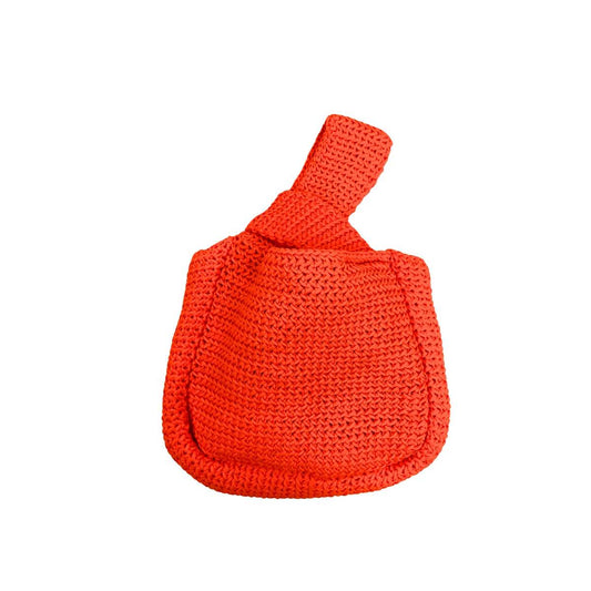 Mackenzie Knit Clutch in Orange - elizabeth + Bern