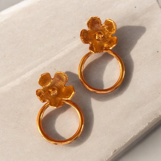 Flower Duo Studs - elizabeth + Bern