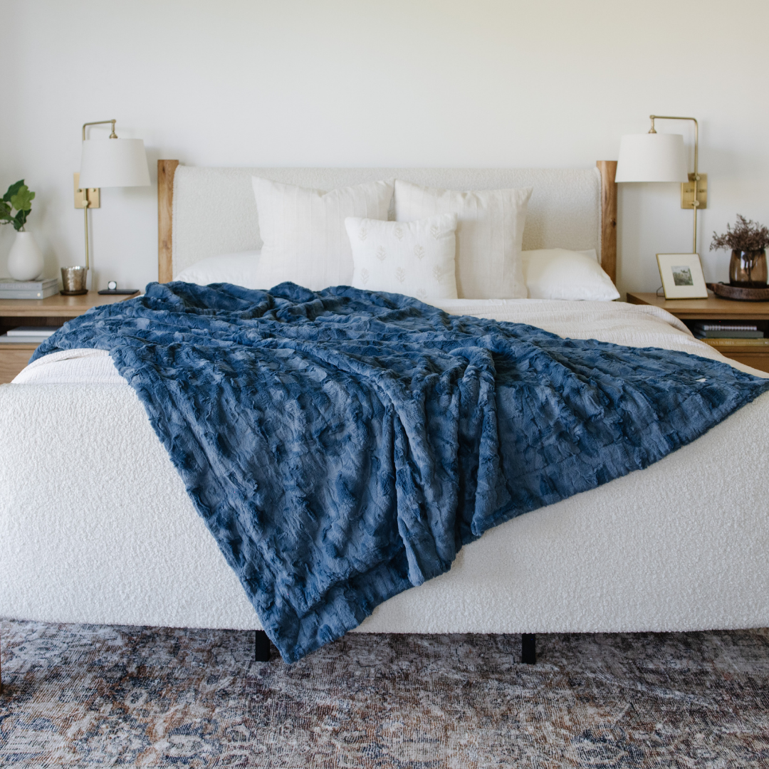 PATTERNED FAUX FUR XL THROW BLANKETS