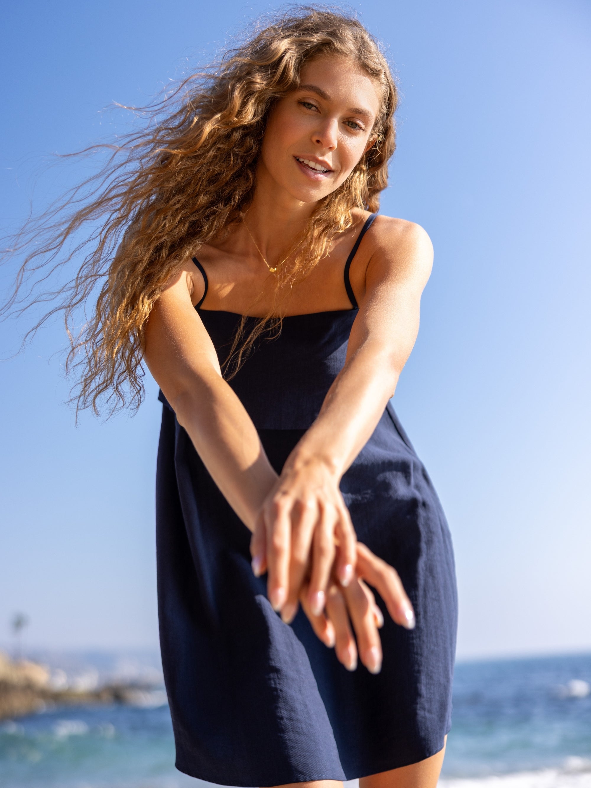 Indy Mini Dress - Navy