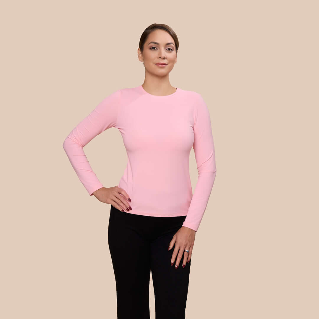 Long Sleeve Crew Neck Layering Top