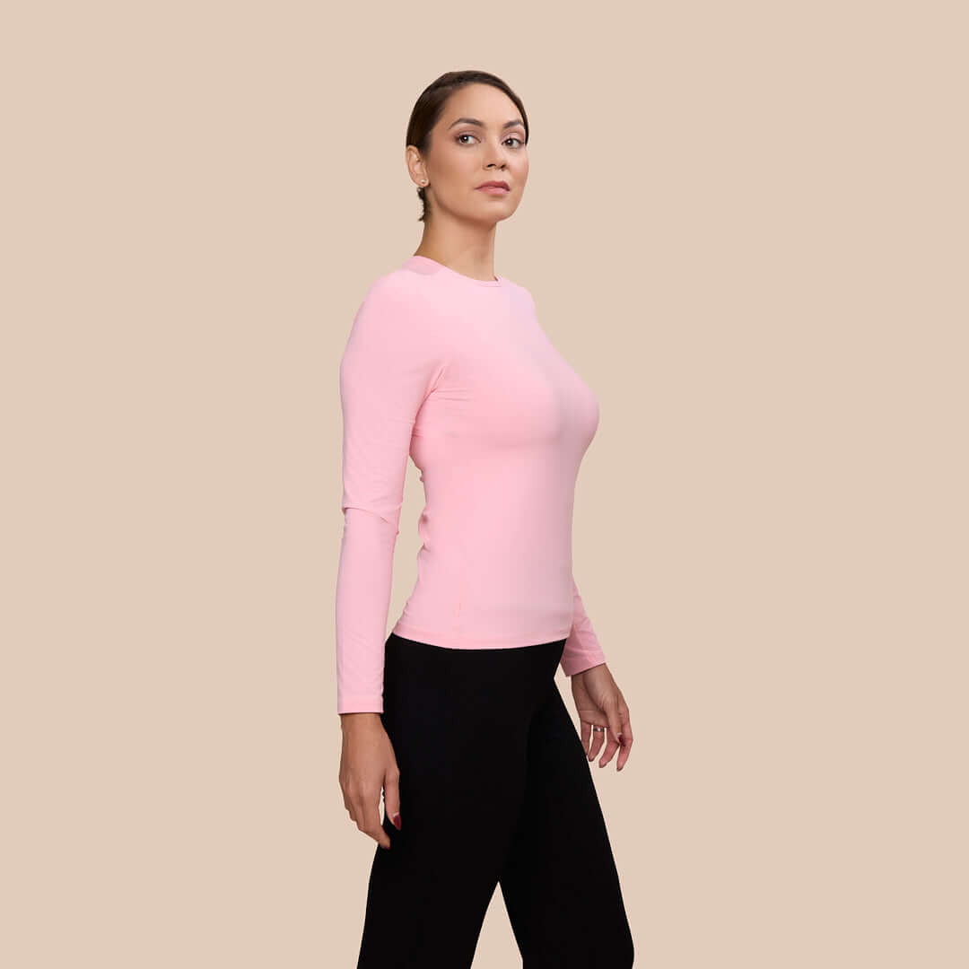 Long Sleeve Crew Neck Layering Top