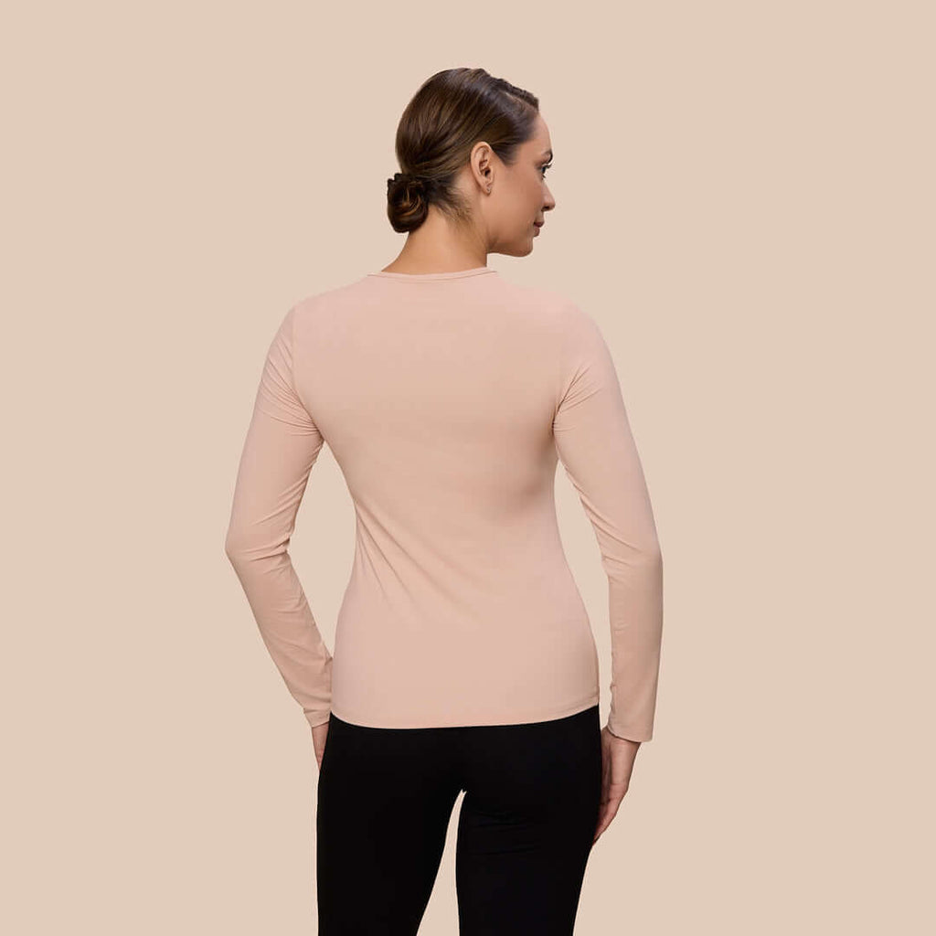 Long Sleeve Crew Neck Layering Top