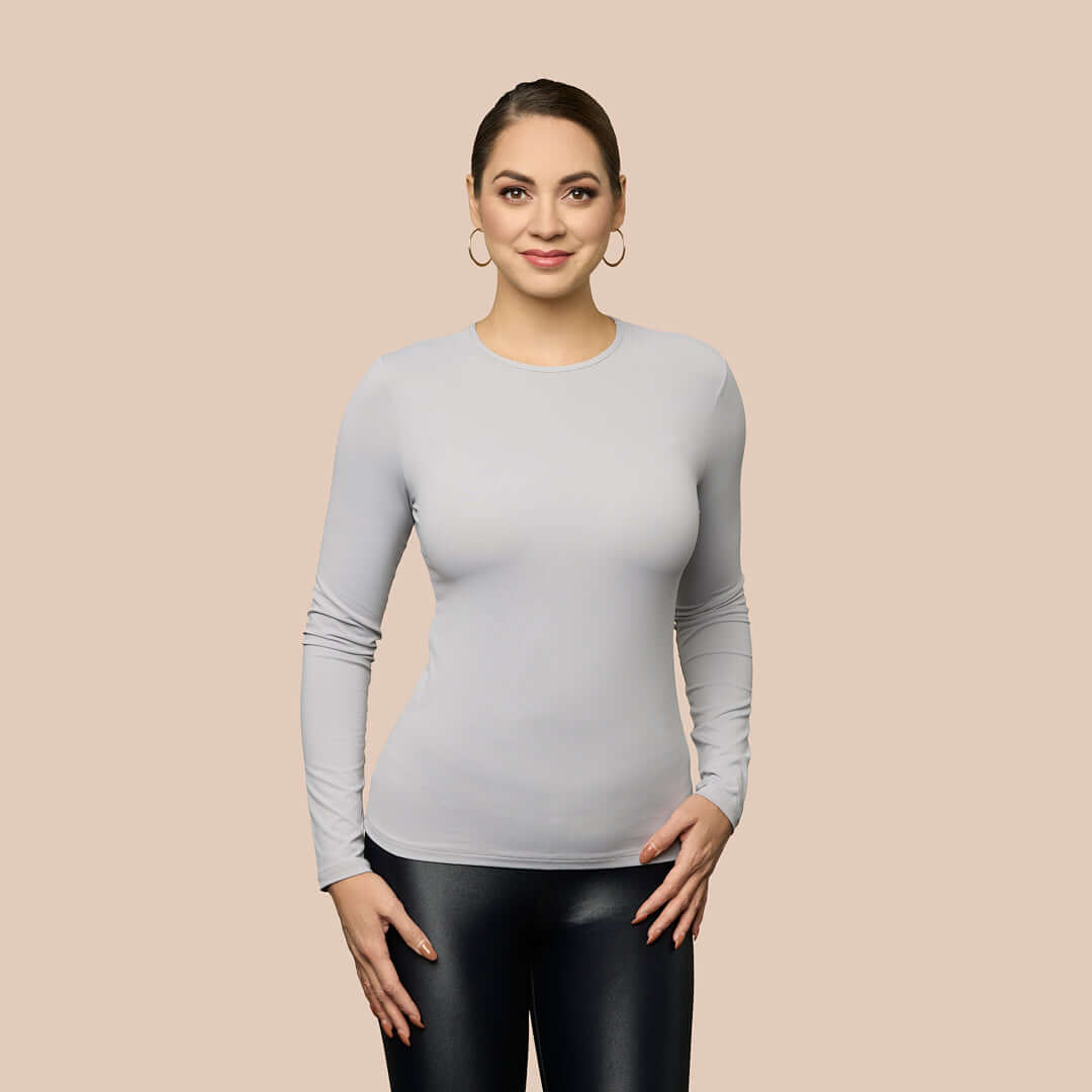 Long Sleeve Crew Neck Layering Top