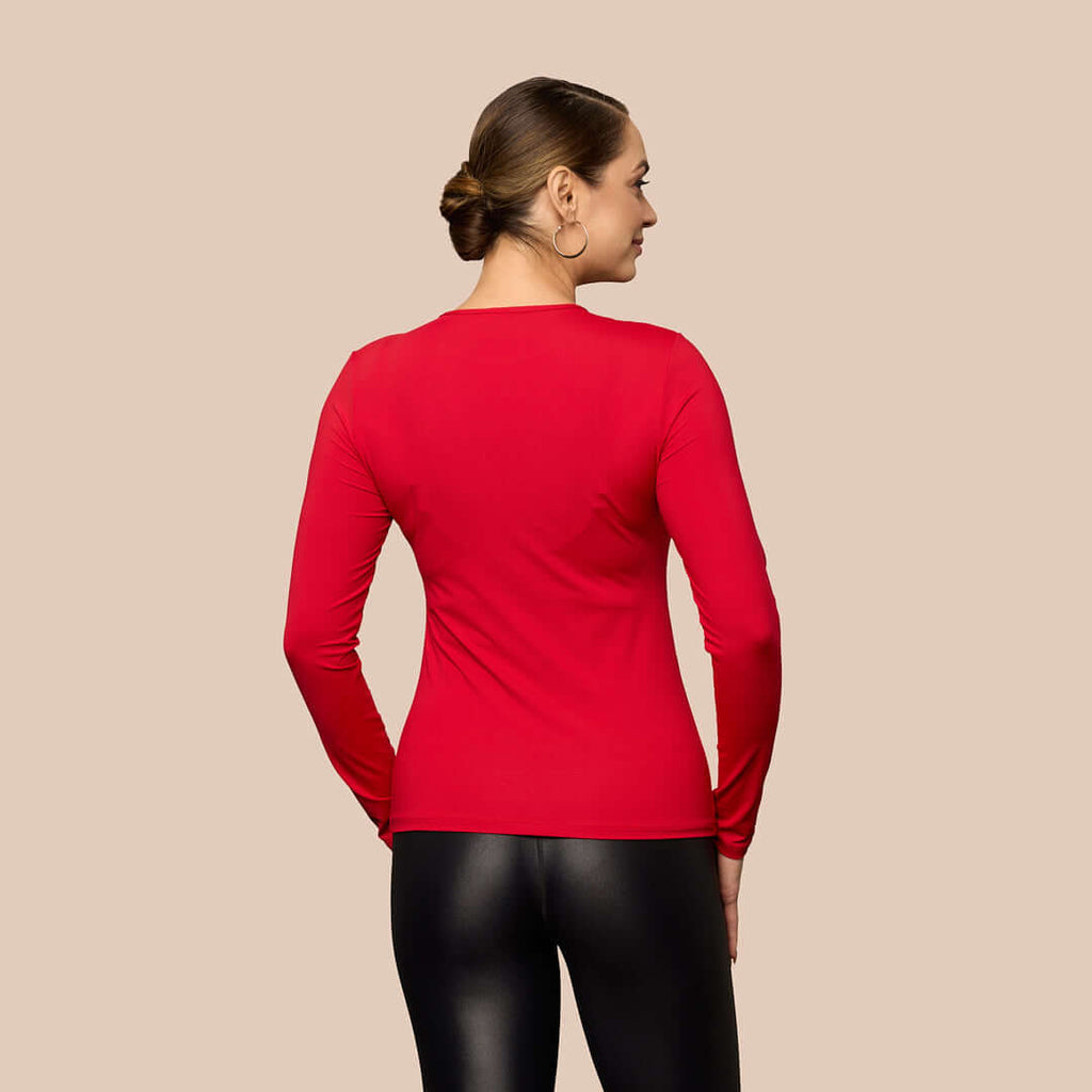 Long Sleeve Crew Neck Layering Top