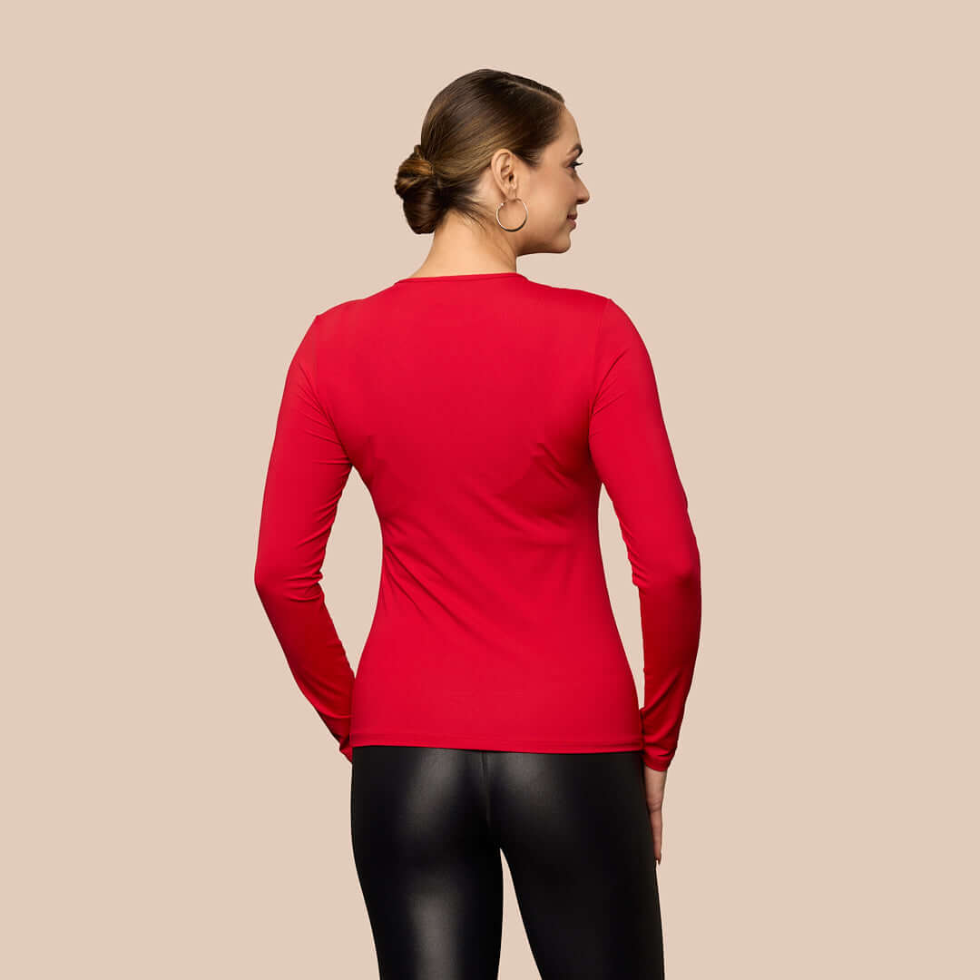 Long Sleeve Crew Neck Layering Top