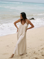 Lucid Flow Maxi Dress - Sand - elizabeth + Bern