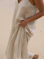 Lucid Flow Maxi Dress - Sand - elizabeth + Bern