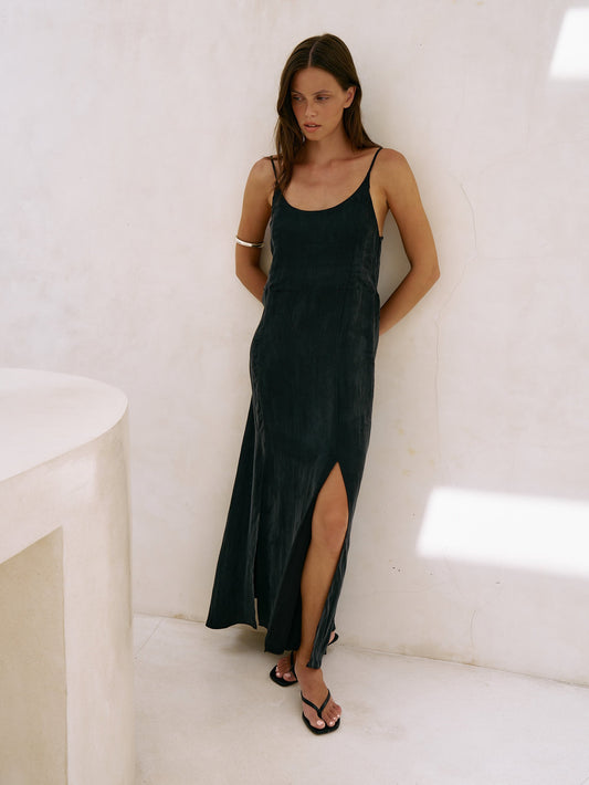 Lucid Midnight Maxi Dress - Black - elizabeth + Bern