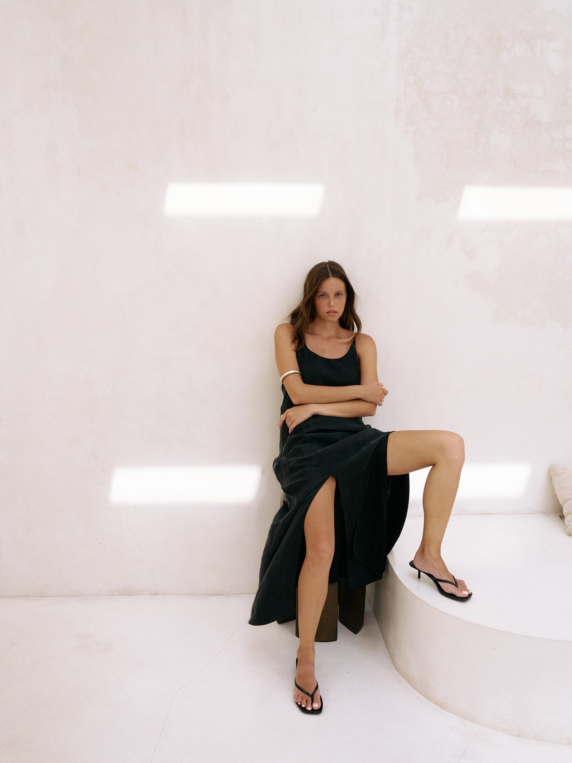 Lucid Midnight Maxi Dress - Black