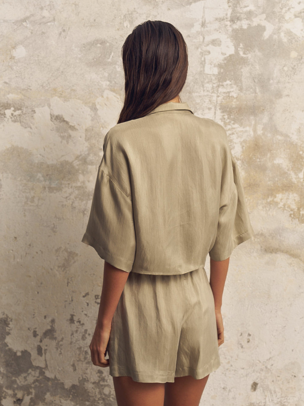 Lucid Tie Shirt - Khaki Green