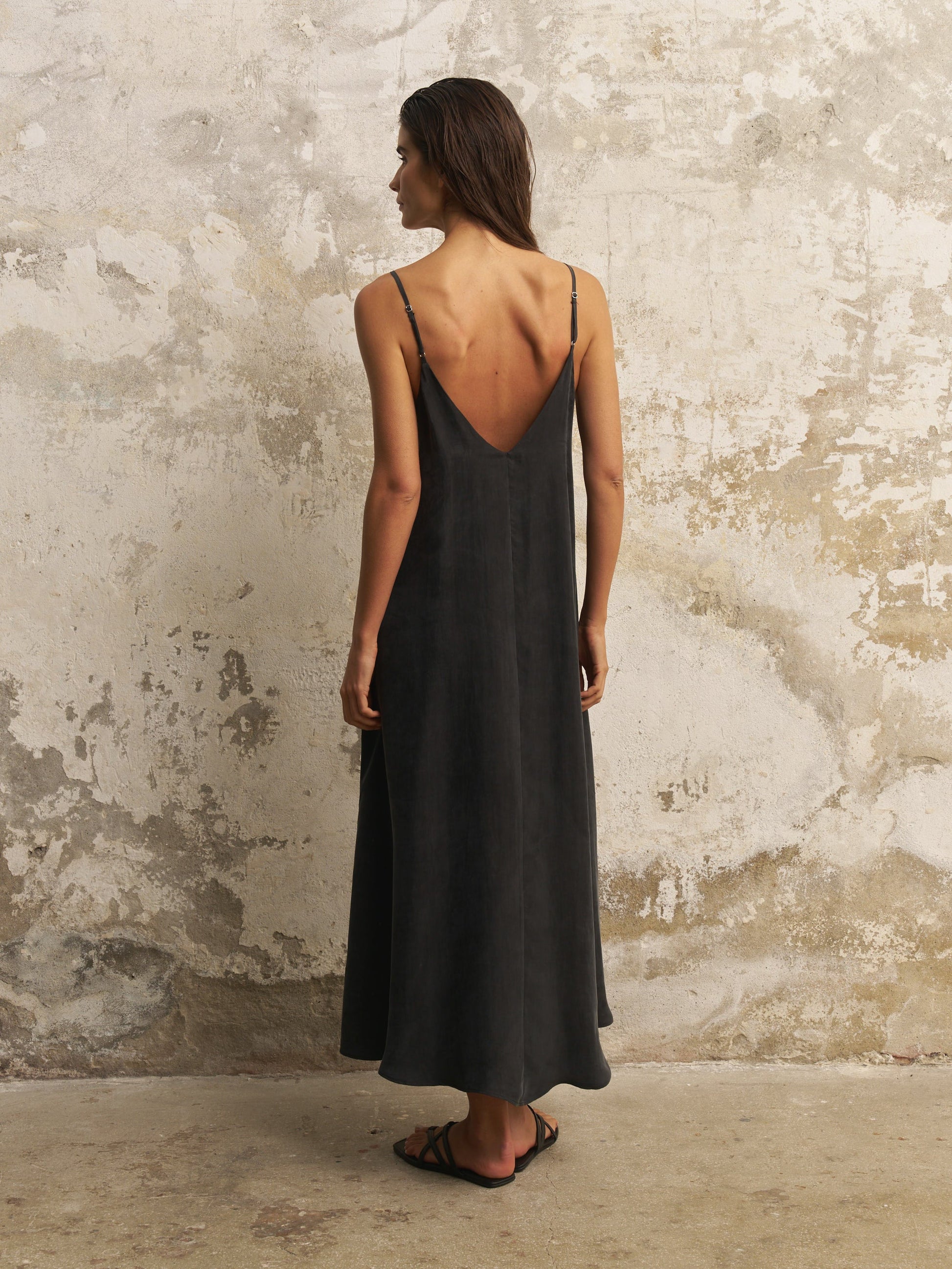 Lucid Flow Maxi Dress - Black - elizabeth + Bern