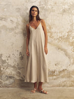 Lucid Flow Maxi Dress - Sand - elizabeth + Bern