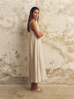 Lucid Flow Maxi Dress - Sand - elizabeth + Bern