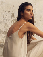 Lucid Flow Maxi Dress - Sand - elizabeth + Bern