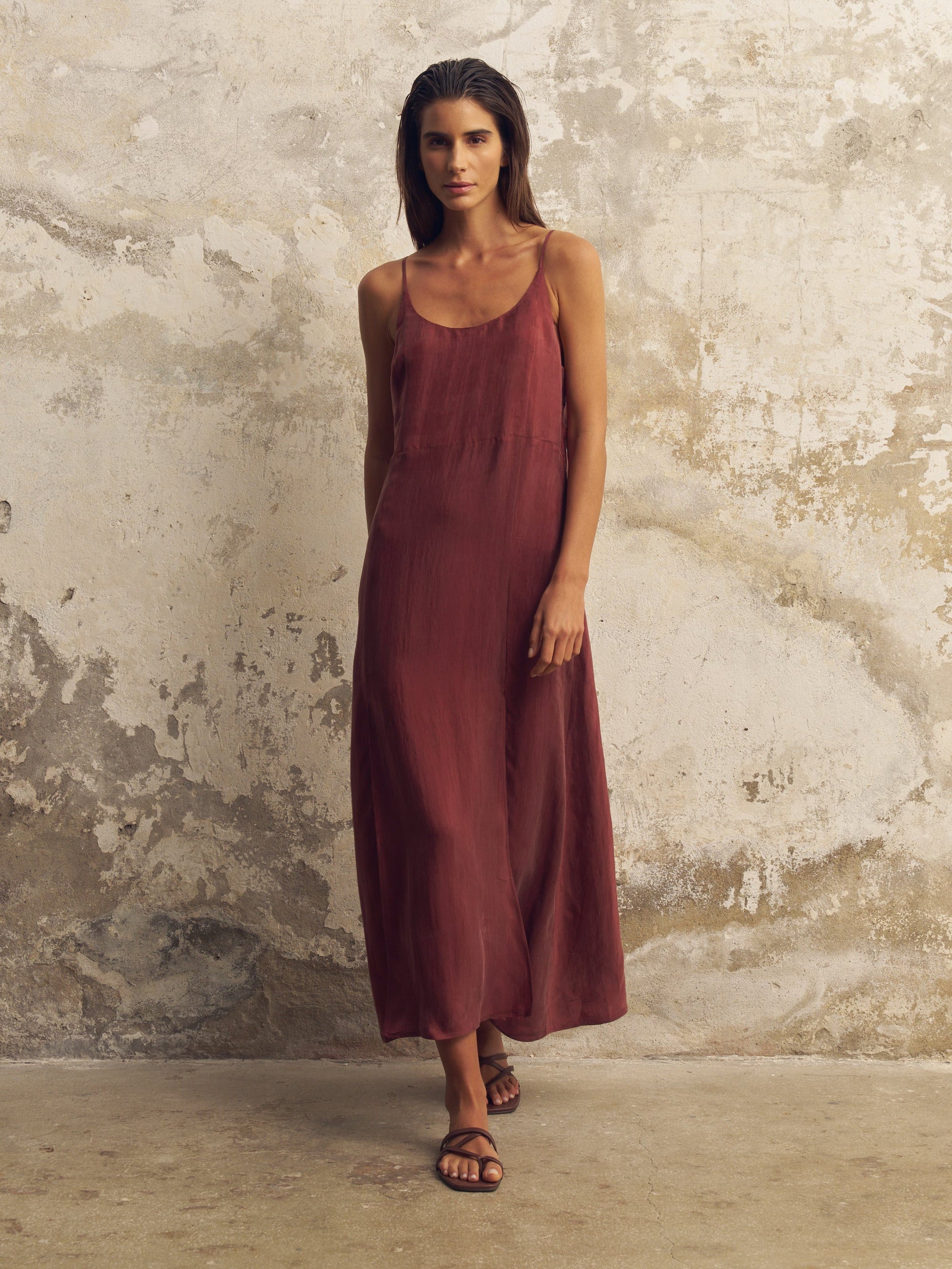 Lucid Midnight Maxi Dress - Burgundy - elizabeth + Bern