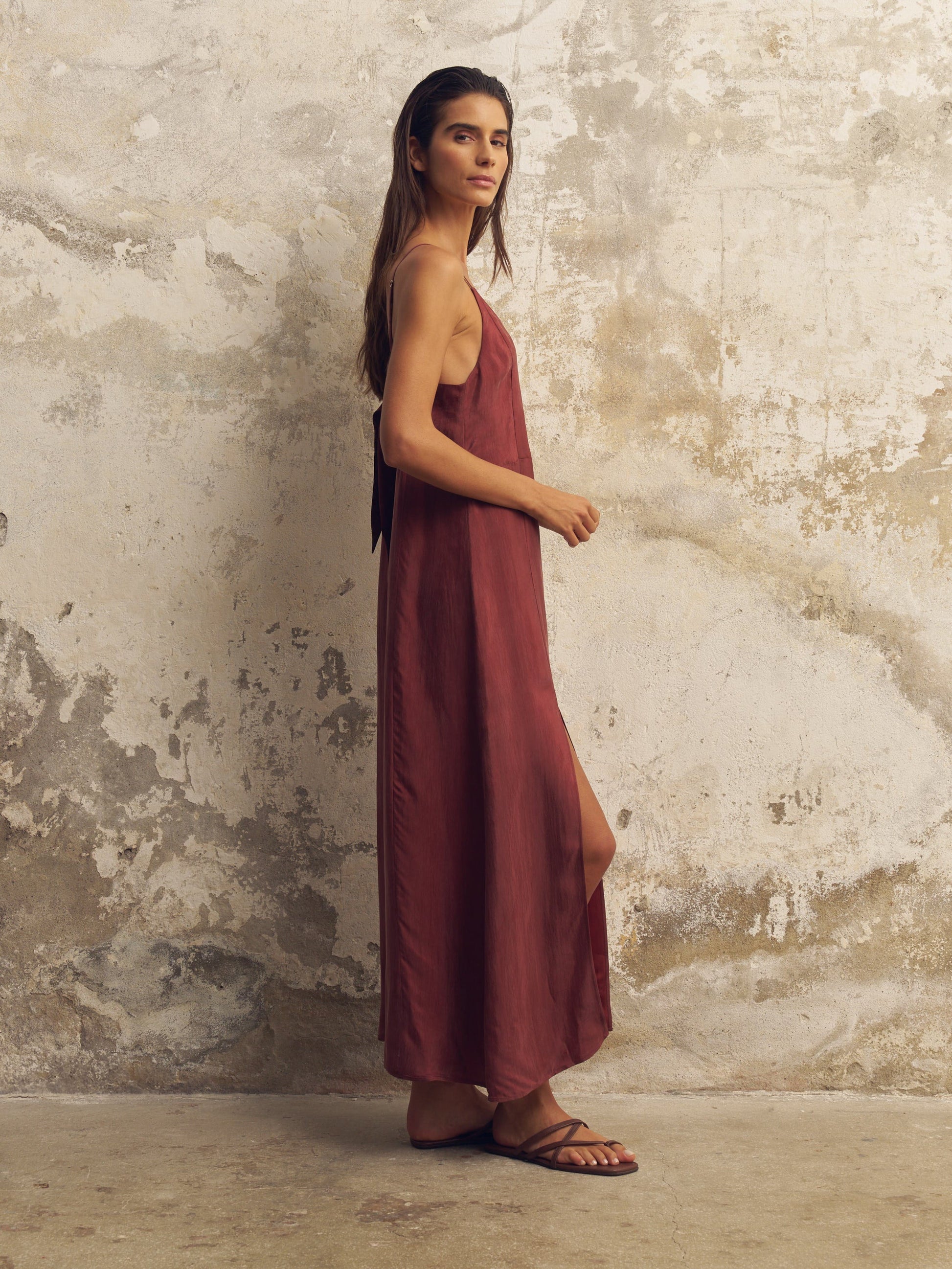 Lucid Midnight Maxi Dress - Burgundy - elizabeth + Bern