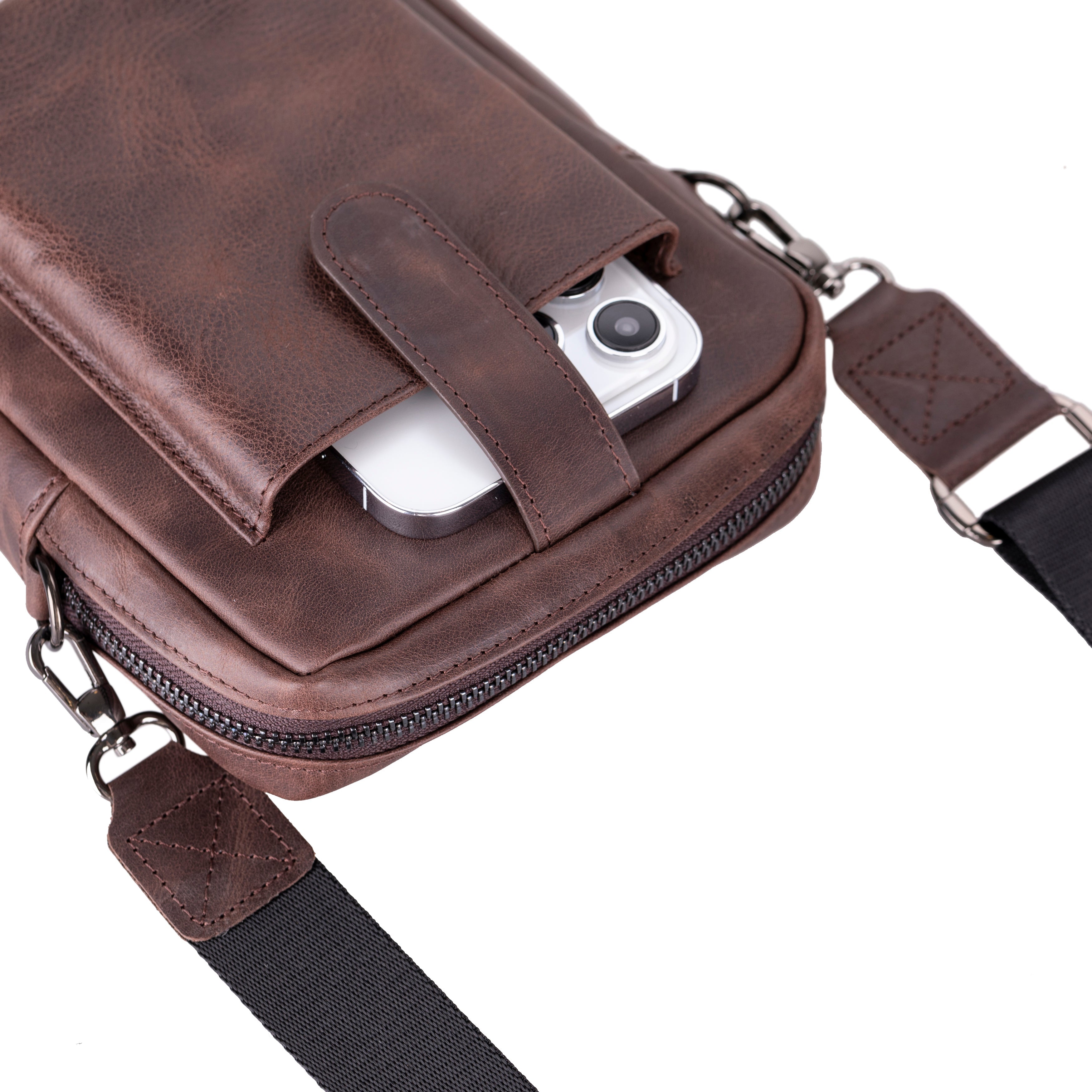 Pisa Leather Crossbody Bag