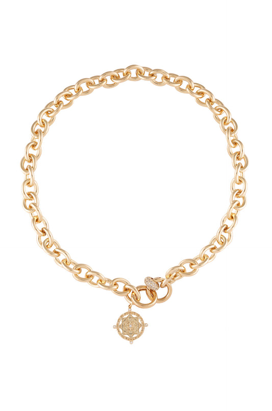 Cruisin' Chain Link & Charm Necklace - elizabeth + Bern