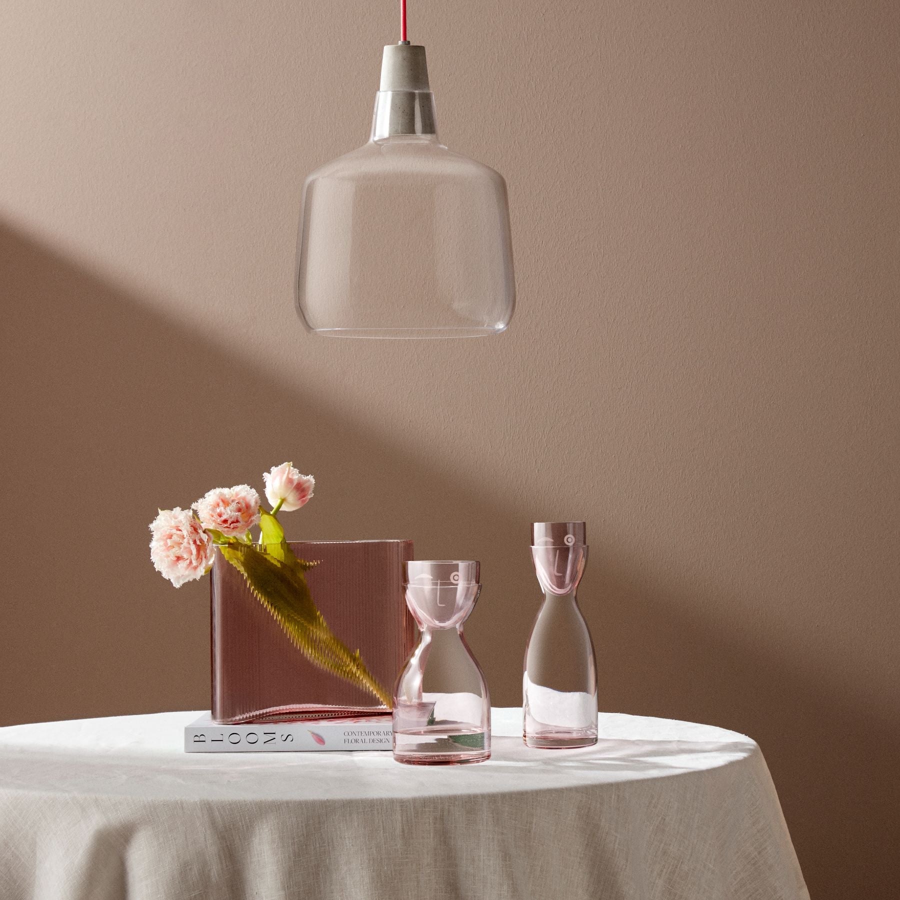 Mr. & Mrs. Night Water Set Short Dusty Rose