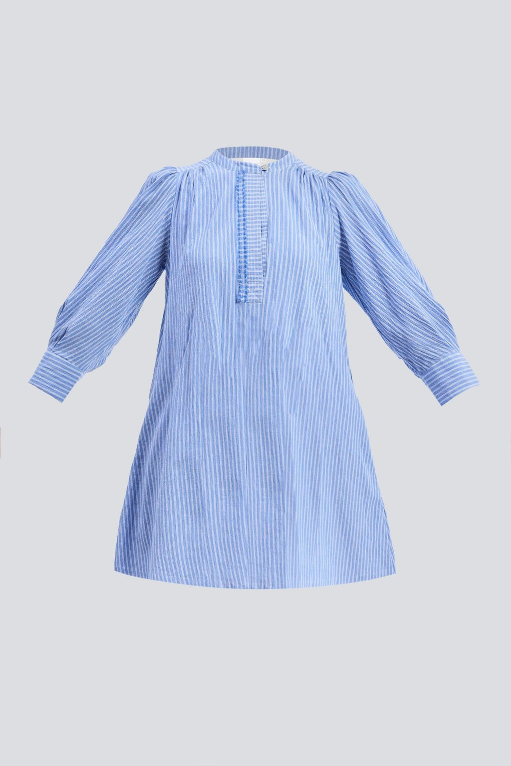 Oversized Tunic Dress in Stripes