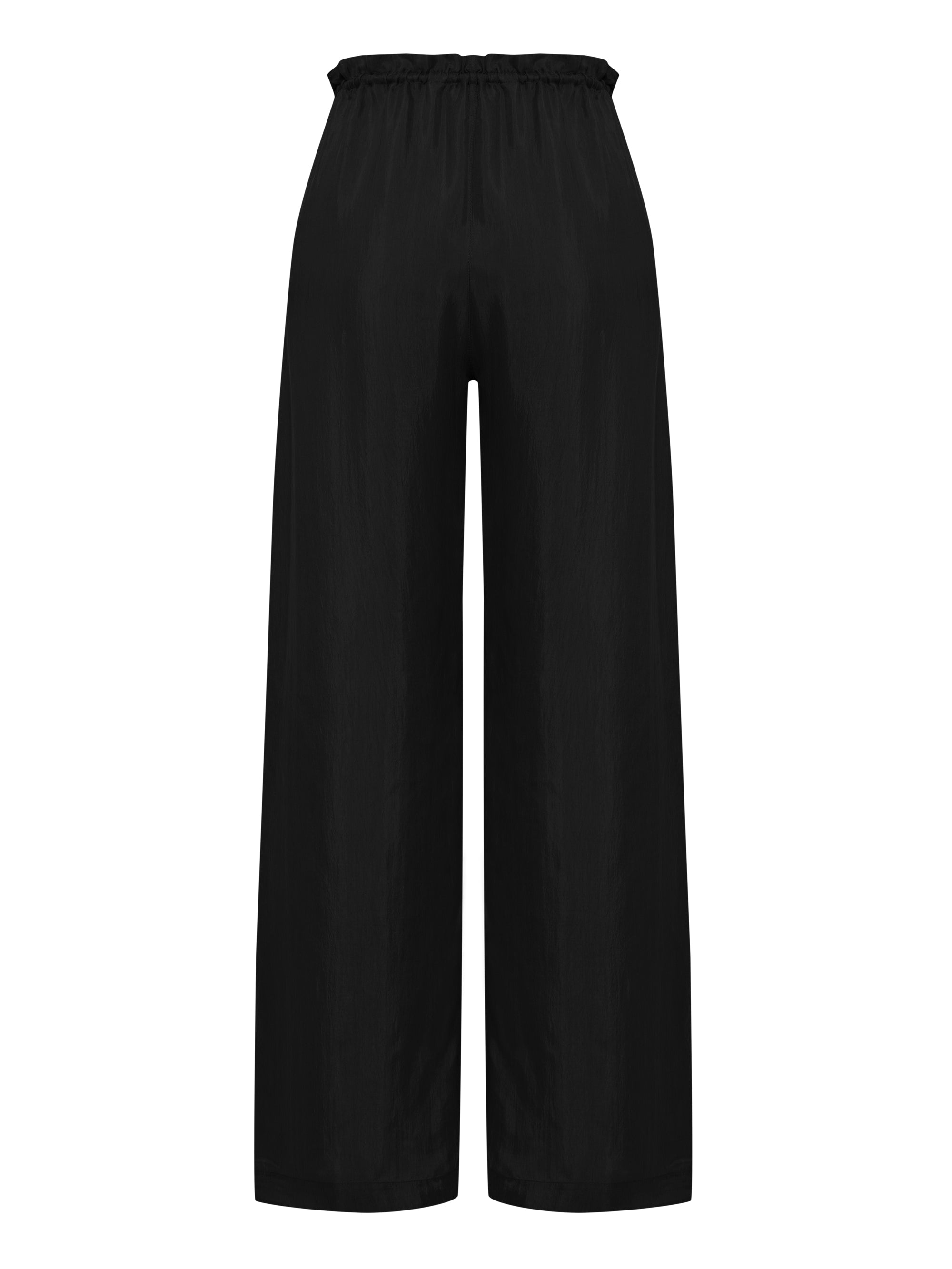 Lucid Flow Tie Pants - Black - elizabeth + Bern
