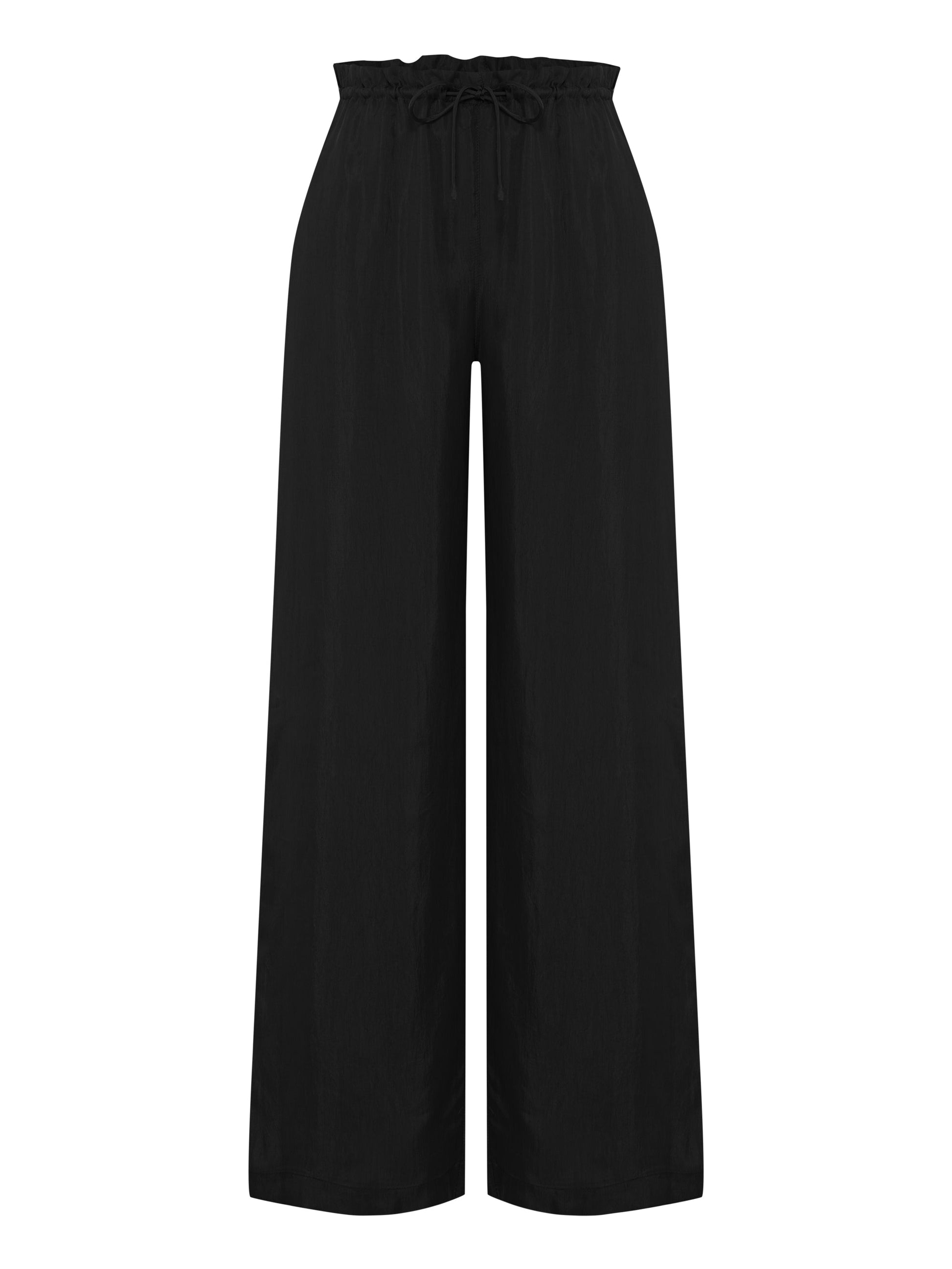 Lucid Flow Tie Pants - Black - elizabeth + Bern