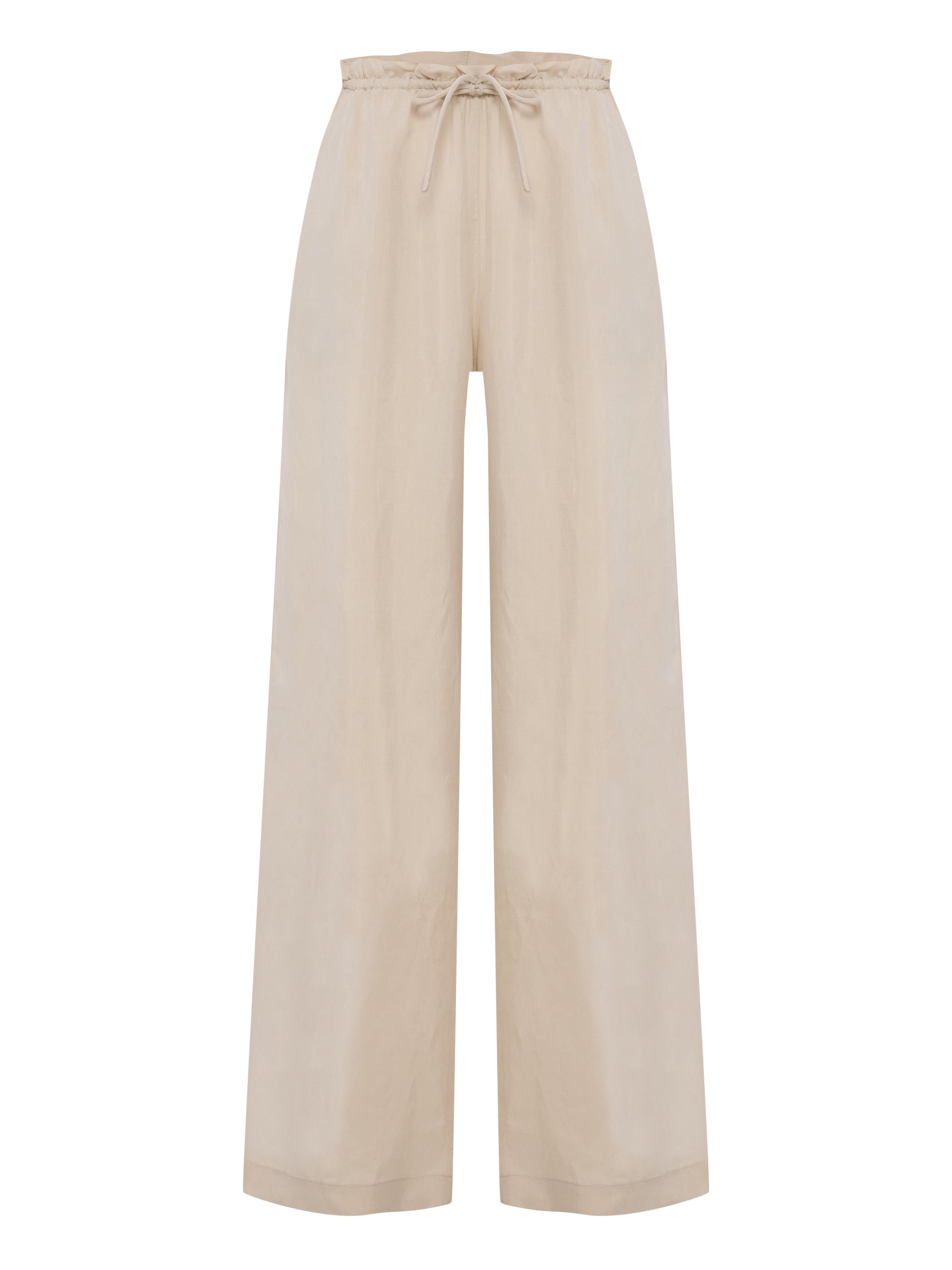 Lucid Flow Tie Pants - Sand - elizabeth + Bern