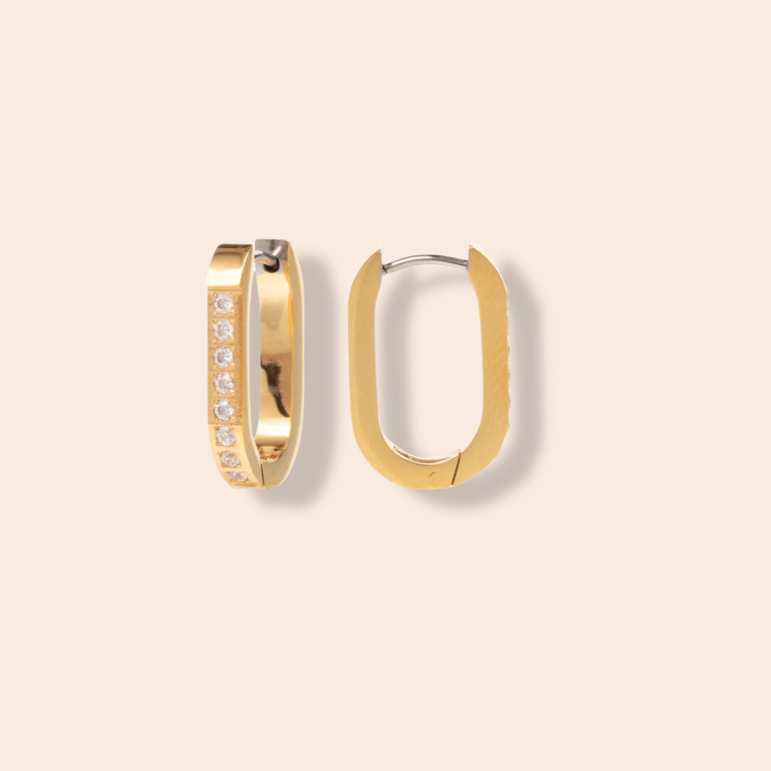 Pavé Trendsetter Hoop Earrings
